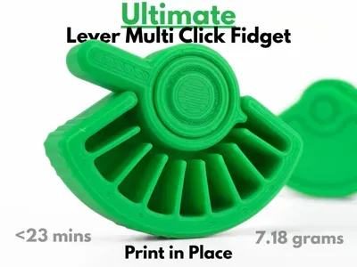 Ultimate Lever Multi Click Fidget (Print in Place)