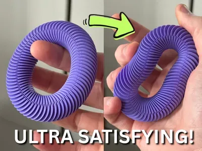 Ultra Satisfying Fidget Flexy Ring! (NO TPU!)