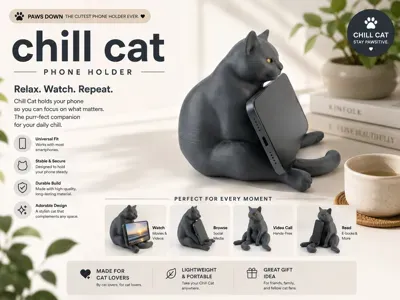 Chill Cat - Phone Holder